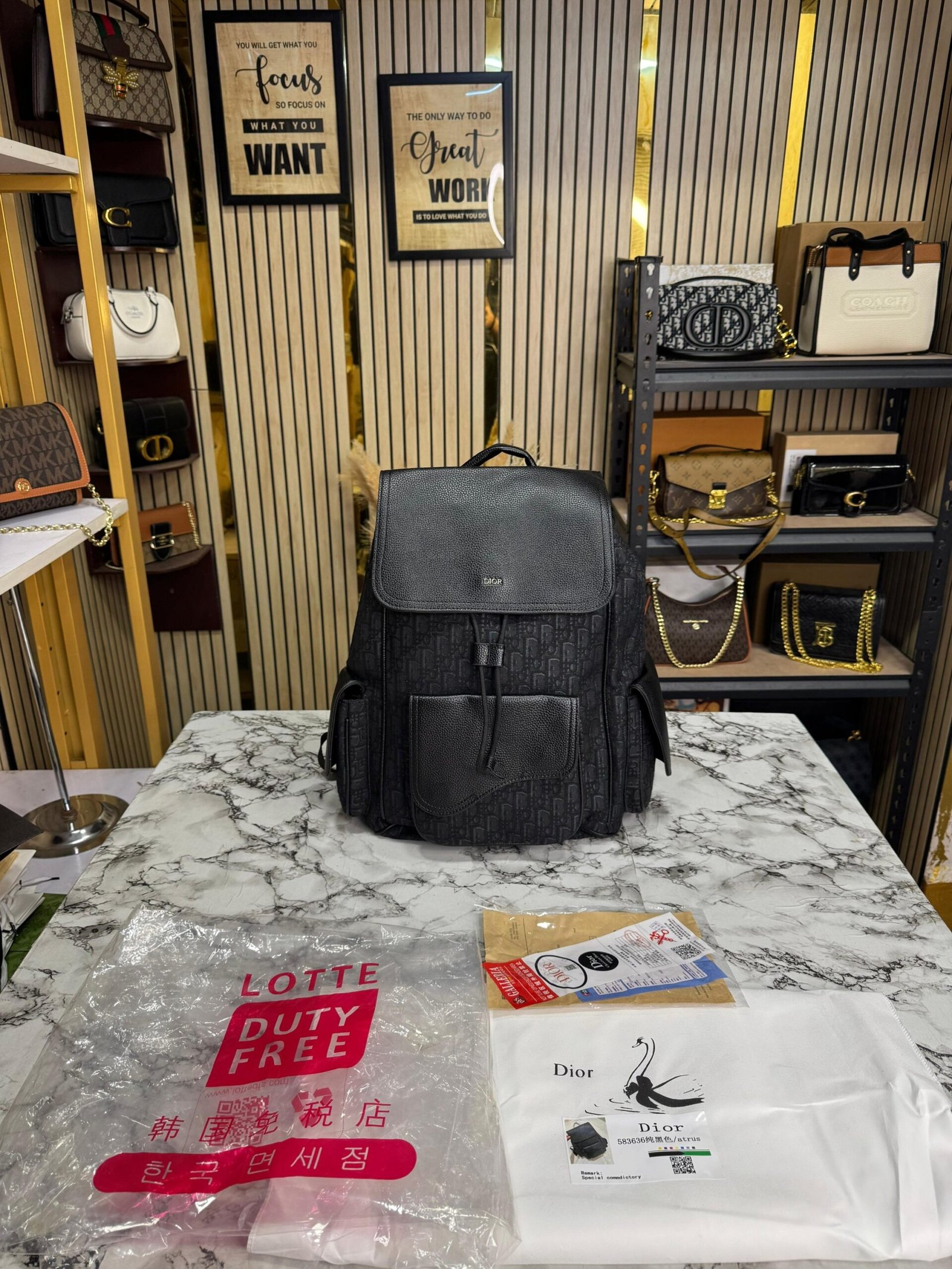 CHRISTIAN DIOR PREMIUM SADDLE BAGPACK β
????