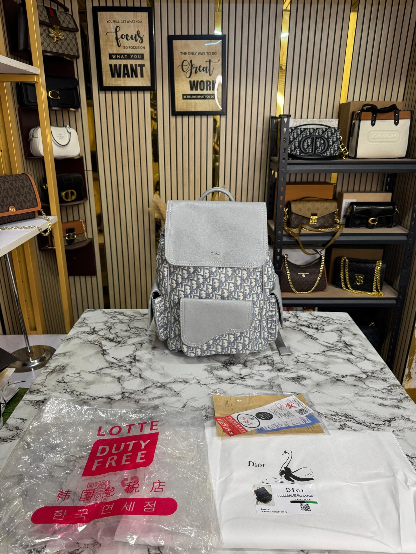 CHRISTIAN DIOR PREMIUM SADDLE BAGPACK β
????