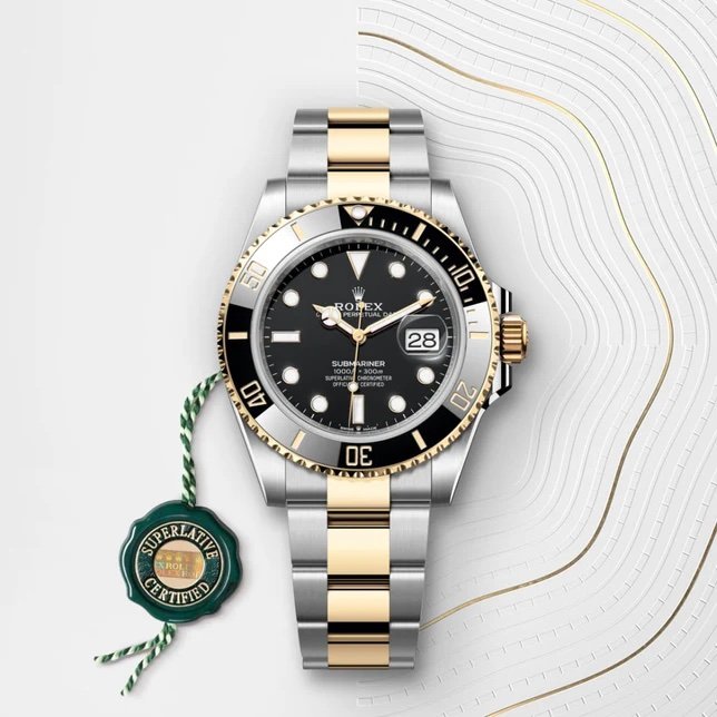Rolex Submariner Oystersteel & Yellow Gold β 40mm Black Dial (Mastercopy Edition Swiss ETA)