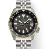 Seiko 5 Sports GMT Black Gold Bezel