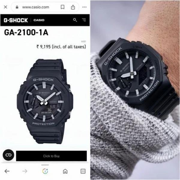 Casio g shock ga2100